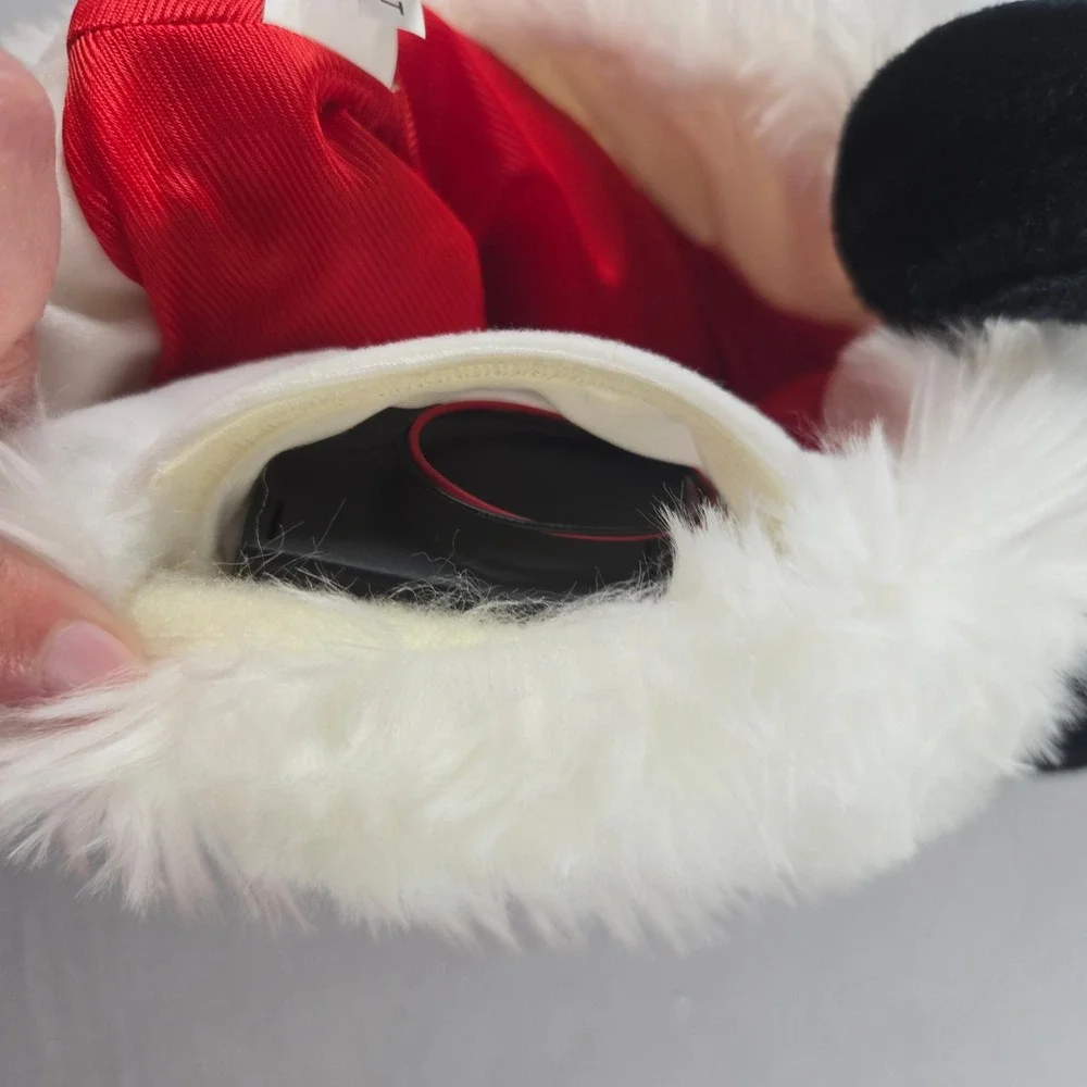 Disey Parks Goofy Ears Santa Hat Light Up With Batteries Retired Rare Working